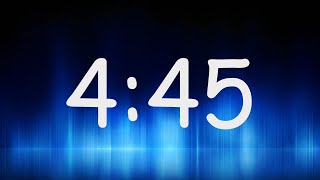 4:45 Minutes Timer / Countdown from 4min 45sec