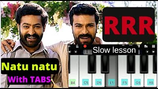 RRR Natu natu piano ringtone | natu natu easy piano tutorial with tabs | RRR songs | RRR bgm | RRR