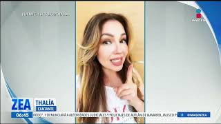 Thalía aclara supuesta pelea con Becky G en los Latin AMAs 2024 | Noticias con F