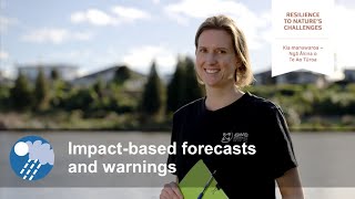 What are impact-based forecasts and warnings?