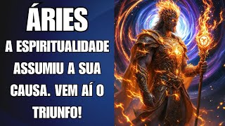 ♈ÁRIES FEV/25 -  ISSO NÃO É MAIS PROBLEMA SEU, A ESPIRITUALIDADE ASSUMIU A SUA CAUSA. TRIUNFO! #taro