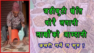 जडिबुटी खेति, दिगो आयश्रोत को उपाए || Herbal Medicine Agriculture || Satyam Tube