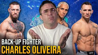 Charles Oliveira's Conditions to Serve as McGregor vs Chandler Back-up...