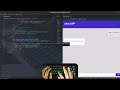 asmr programming - responsive chat app with dark light theme - no talking