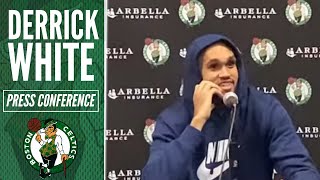 Derrick White On Getting Comfortable, Confident with Celtics | Celtics vs Magic