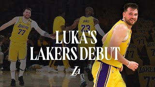 Highlights: Luka Dončić's FIRST Game as a Laker