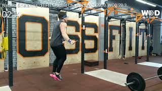 ELFIT CROSSFIT Championship 2020 . Online Qualifier . Elite Woman , Nataliia Smetanina, WOD 20.3.