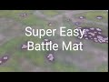 How To Make A BATTLE MAT, Super Easy & SUPER CHEAP & Super Fast