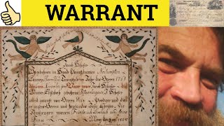 🔵Warrant Warranted Warranty Unwarranted - Warrant Meaning- Warranty Examples- Unwarranted Definition