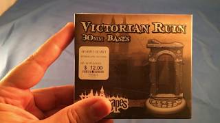 Victorian Ruin 30mm Bases Unboxing Wyrdscapes Wyrd Games