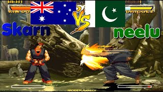 餓狼 mark of the wolves ➤ Skarn (Australia) vs neelu (Pakistan) Garou