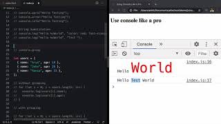 Using console.log Like a Pro in JavaScript