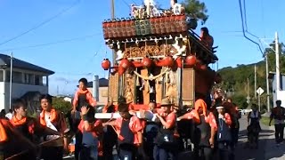 2010年7月18日 山名神社天王祭  最終日夕方 全屋台市場出発～山名神社へ(宮入)