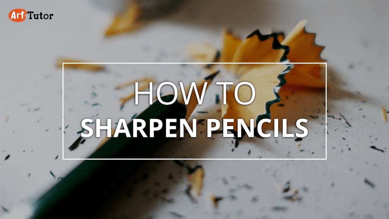 How To Sharpen Pencils Youtube