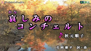 秋元順子【哀しみのコンチェルト】カラオケ