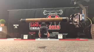 Eddie Hall drop overhead Log Press 220 kg / Эдди Холл роняет за голову бревно в 220 кг