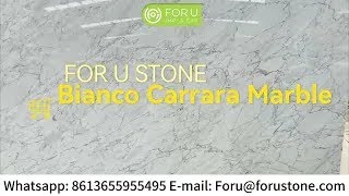 2000 SQM New Polished Bianco Carrara Marble Slabs in Warehouses-FOR U STONE #carrara #FORUSTONE