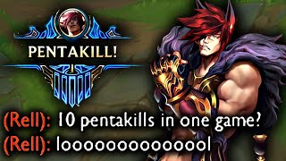 NERF S11 SETT - HOW MANY PENTAKILLS IN 1 GAME????