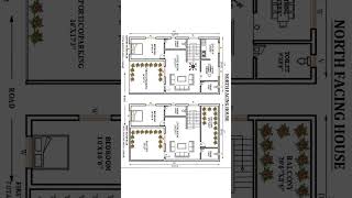 30x45 house plans | 30 by 45 house design | 30*45 duplex house plan #housedesign #homedesign #shorts