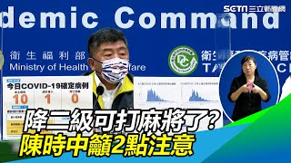 明降二級「可揪友打麻將？」陳時中：2規範要注意│政常發揮