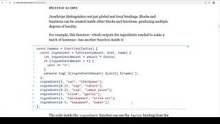 Eloquent JavaScript Read-Along - Functions - 002 - Bindings and Scopes