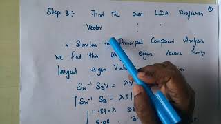 Lecture 20- Linear Discriminant Analysis ( LDA) (with Solved Example)