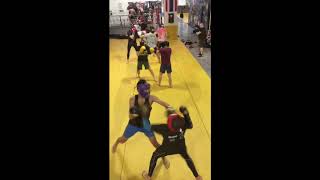 Asaël Adjoudj sparring in the Conor Mc Gregor gym