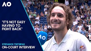 Stefanos Tsitsipas On-Court Interview | Australian Open 2024 Third Round