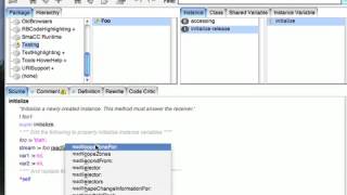 Tutorial: VisualWorks Product Overview - Code Completion and Syntax Highlighting
