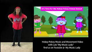 The Hokey Pokey Freeze Dance movement video