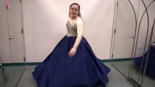 Trying on dresses at David's Bridal | Crossdresser