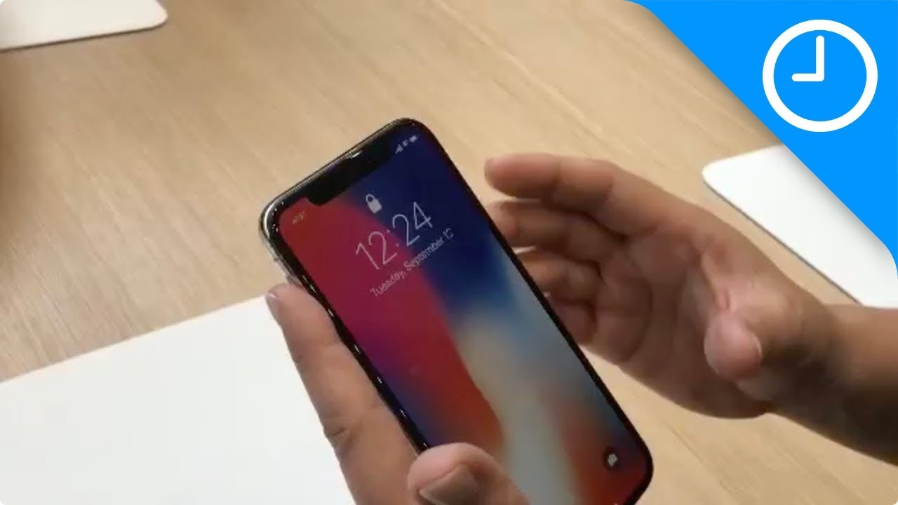 First Look: IPhone X! - YouTube