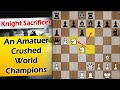 An Amateur crushed world Champions | Merian vs Steinitz 1884