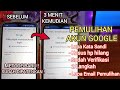 CUMA 3 MENIT ! | Cara Mengembalikan Akun Google Yang Lupa Kata Sandi Dengan Metode BarU