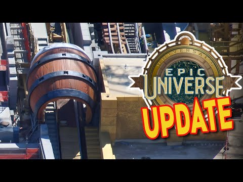 Epic Universe Construction Update Major Progress In Donkey Kong Country & More