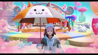 FF14 ファットキャットパラソル🐾　 Fat Cat Parasol 🐈☔ モグコレ Token x100 / Final Fantasy 14 ファイナルファンタジーXIV