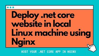How to deploy .net core website in linux | Hosting .net core website in ubuntu using nginx server