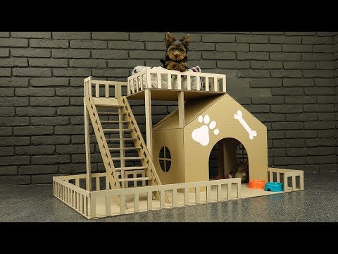 How to Make Amazing Puppy Dog House from Cardboard How to Make Amazing Puppy Dog House from Cardboard