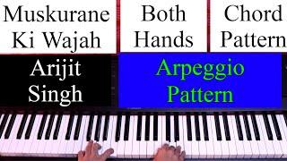 Hindi Song Both Hands Piano lesson Chord Pattern Arpeggio Pattern Piano lesson