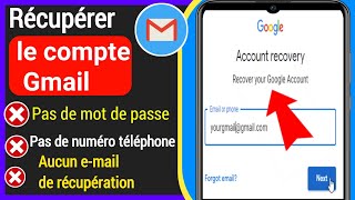 Comment récupérer un compte Gmail sans numéro de téléphone sans code de vérification(méthode magique