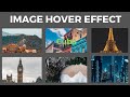 How To Create Image Overlay Hover Effect Using HTML and CSS Only | Pure CSS Tutorial
