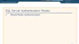 02 08 SQL Authentication Modes