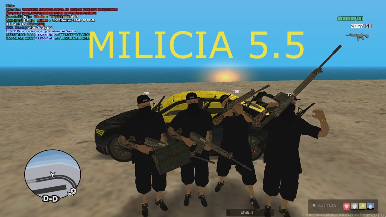 Gta Mta Rp Melhores Momentos Milicia Youtube
