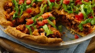 Easy Crescent Taco Bake