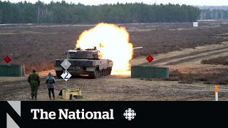 Watch Ukrainian soldiers learn to use Leopard 2 tanks