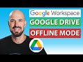 Selecting Folders for Offline Access in Google Drive