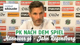 PK nach dem Spiel | Hannover 96 - Jahn Regensburg