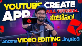 YouTube Create App Full Tutorial In Telugu By Sai Krishna || @KarthikRaghavarapu