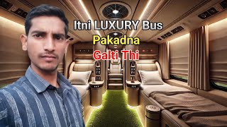 Varanasi to Mumbai 🚌💎 | Itni LUXURY Bus Pakadna Galti Thi?! 😱🚨 Full Journey EXPOSED!