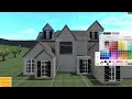 40k modern bloxburg family house build 2 story tutorial